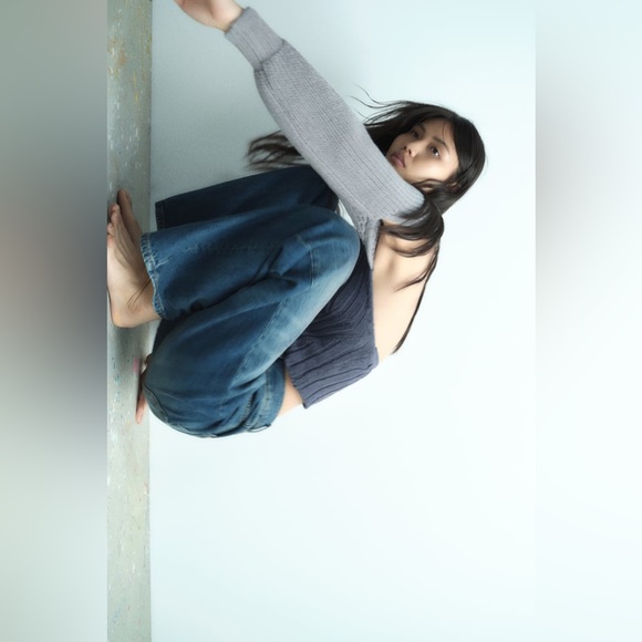 ZARA OPEN BACK KNIT TOP - Picture 5 of 8